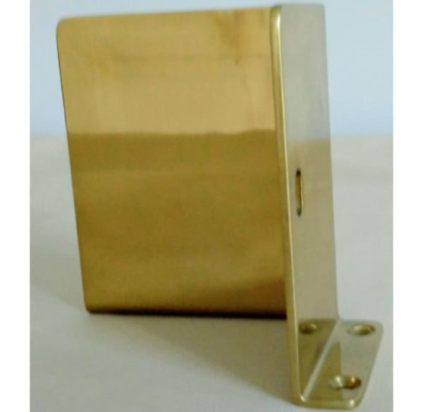 Brass card corner