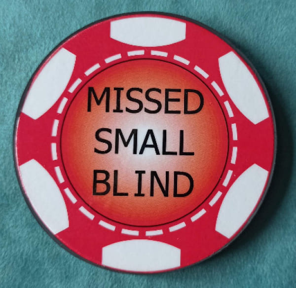 Баттон "Missed small blind"