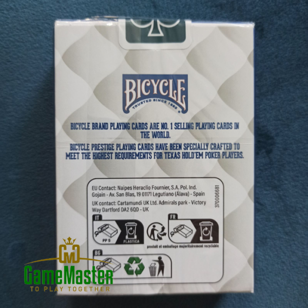 Пластикові карти Bicycle Prestige blue