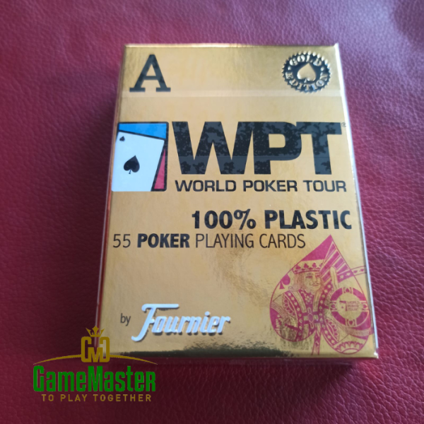Пластиковые карты Fournier "World Poker Tour" (WPT) GOLD