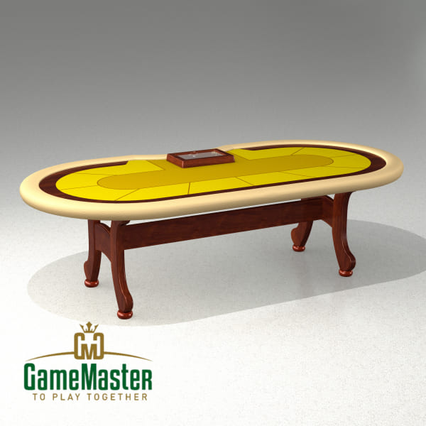 “De-Luxe” Poker Table without ashtray for 7, 9, 10 players