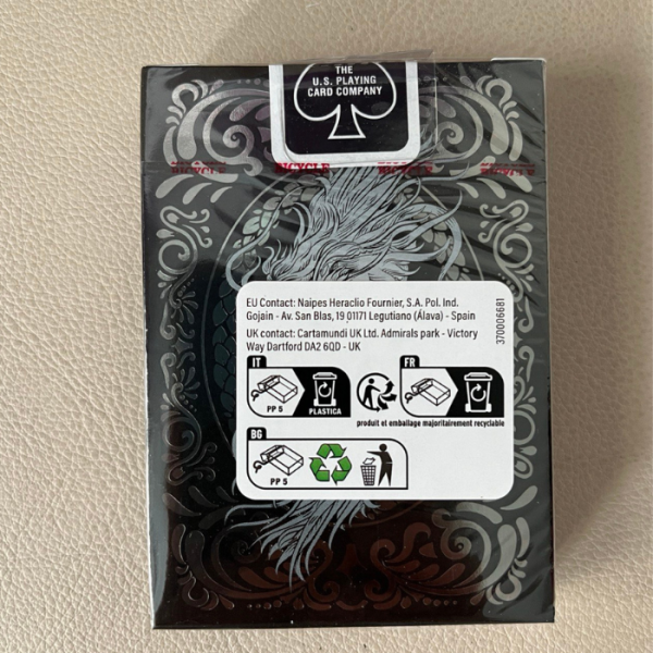 Bicycle Black Dragon Playing Cards
