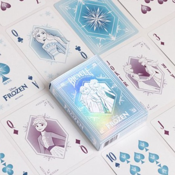 Игральные карты Bicycle Disney Frozen Blue