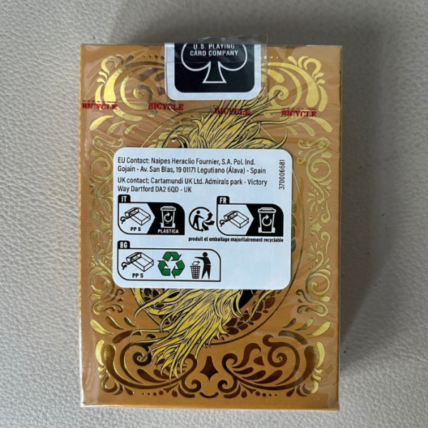 Bicycle Gold Dragon Playing Cards