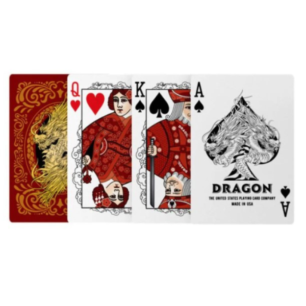 Игральные карты Bicycle Red Dragon
