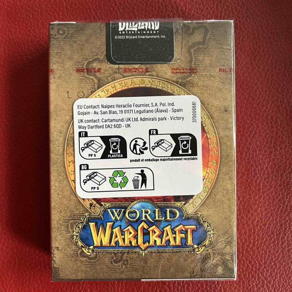 Карты игральные Bicycle World of Warcraft Classic