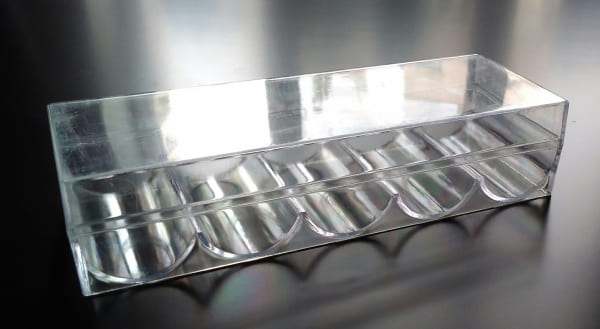 Tray for 100 chips (39mm) with lid