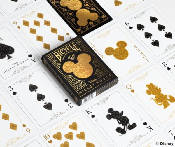 Карты игральные Bicycle Black and Gold Mickey