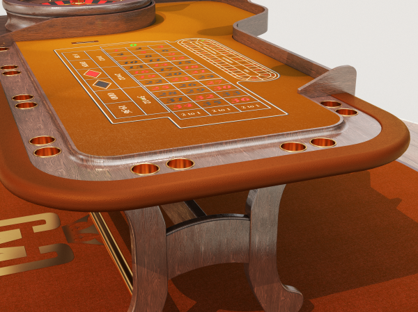 American Roulette table  "Halley" MB