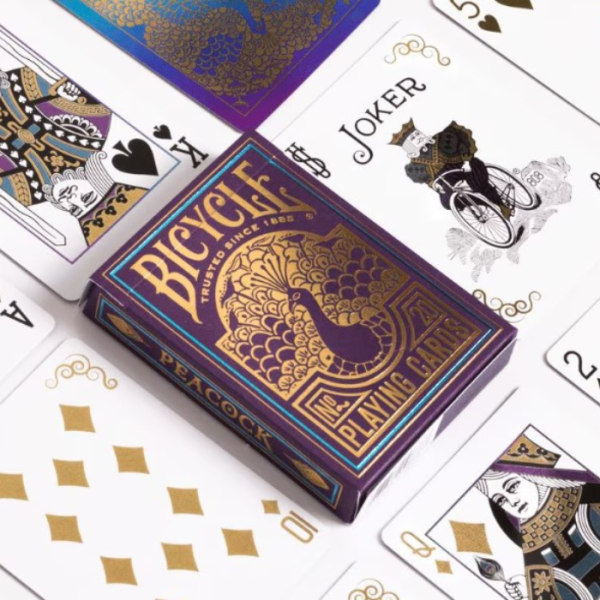 Игральные карты Bicycle Purple Peacock