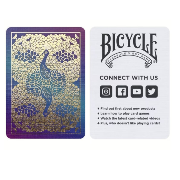 Игральные карты Bicycle Purple Peacock