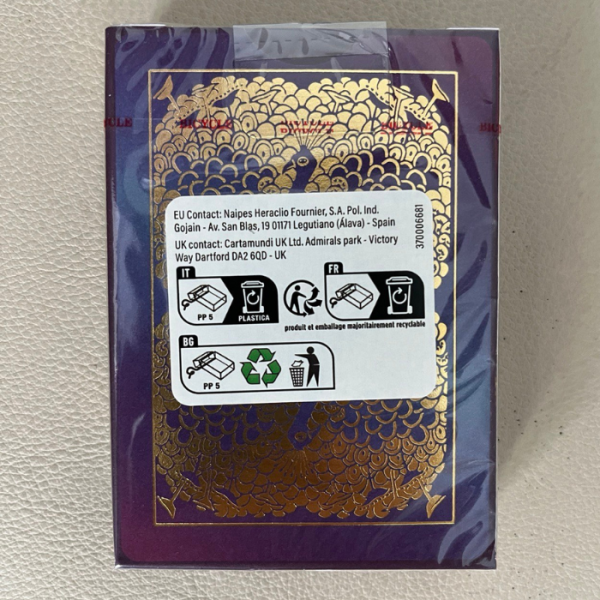 Игральные карты Bicycle Purple Peacock