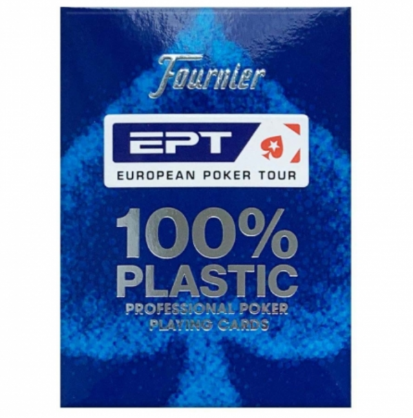 Пластикові карти Fournier European Poker Tour (EPT) blue