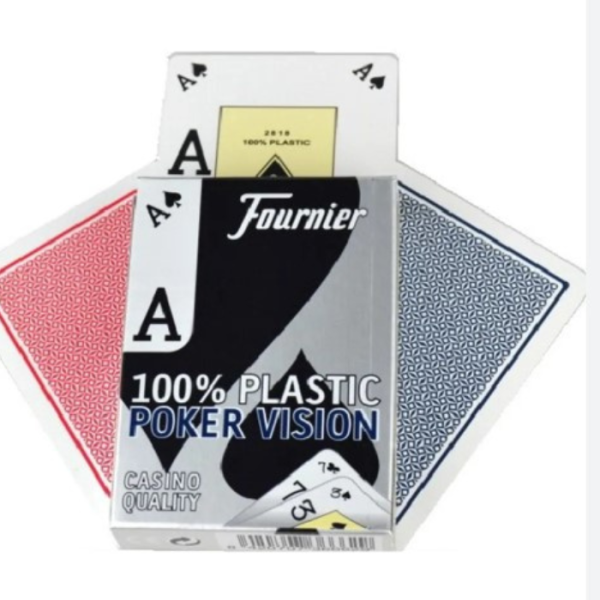 Пластиковые карты Fournier Poker Vision Blue