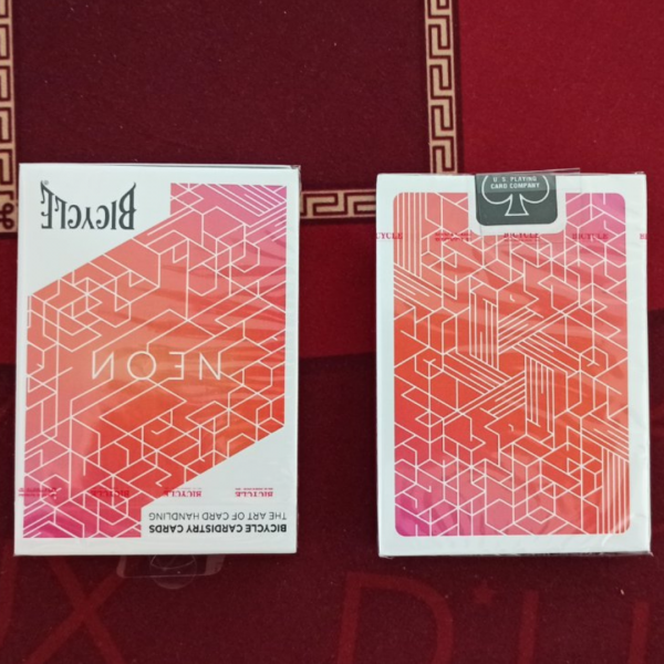 Cards Bicycle Neon Orange
