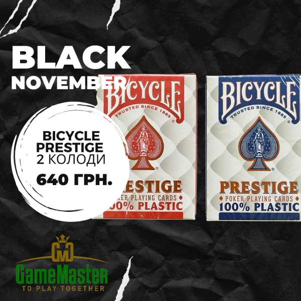 Пластикові карти Bicycle Prestige blue