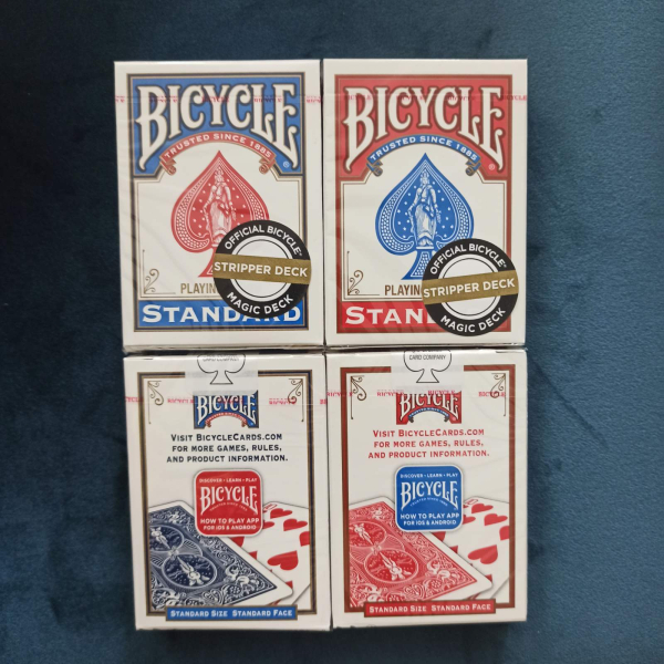 Cards Bicycle Stripper Deck Blue
