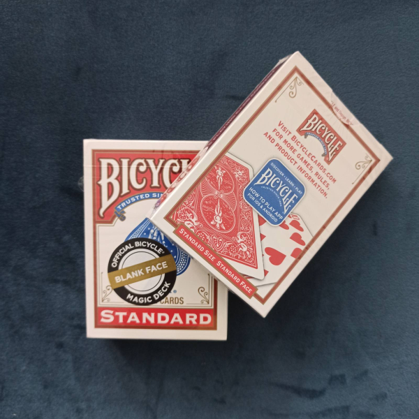 Cards Bicycle Blank Face / Red Back