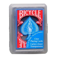 Пластиковые карты Bicycle Clear Regular Index Blue Пластиковые карты Bicycle Clear Regular Index Blue