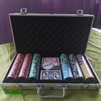 Професійний набір для покеру 300 шт. з номіналу *5-1000*