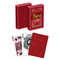 Игральные карты Bee Metalluxe Red Игральные карты Bee Metalluxe Red