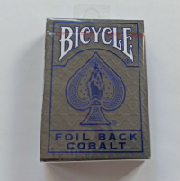 Карты Bicycle Foil Back Cobalt