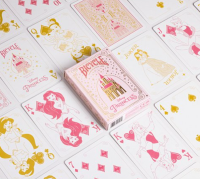 Bicycle Disney Princess Pink Playing Cards