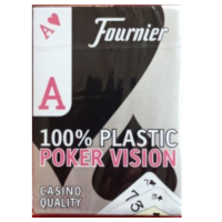 Пластикові карти Fournier Poker Vision red Пластикові карти Fournier Poker Vision red