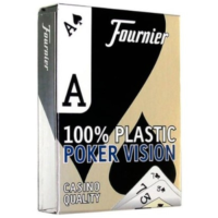 Пластиковые карты Fournier Poker Vision Blue Пластиковые карты Fournier Poker Vision Blue