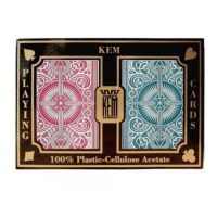 Пластиковые карты Kem Arrow Red/Blue Narrow Jumbo index