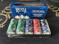 Покерний набір фішки Bicycle 100 шт.